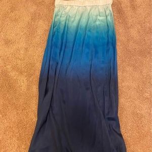 Ombre Style Maxi Skirt
